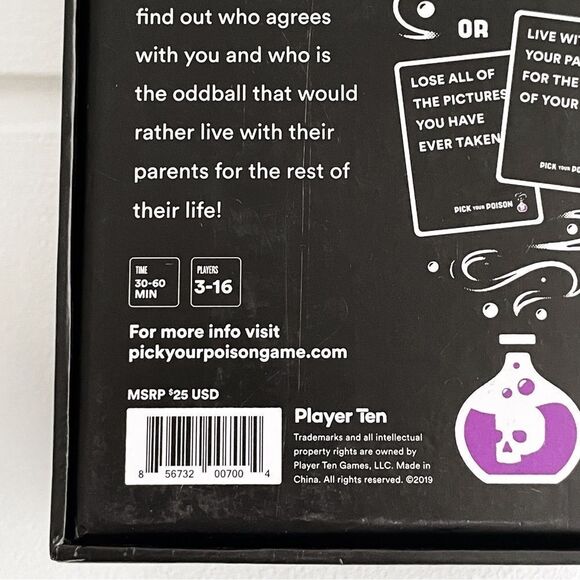 Pick Your Poison Card Game - The "What Would You Rather Do?" Party Game - Picture 8 of 8